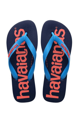 Havaianas Детски джапанки LOGOMANIA в тъмносиньо - Pepit.bg