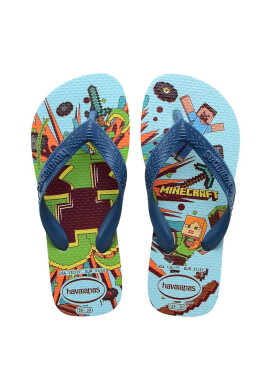 Havaianas Детски джапанки MINECRAFT в синьо - Pepit.bg