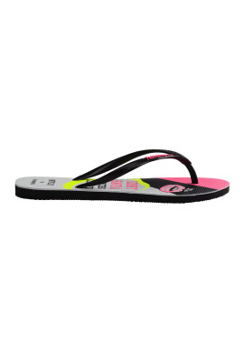 Havaianas Джапанки дамски в черно с равна подметка - Pepit.bg