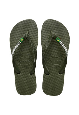 Havaianas Джапанки BRASIL LOGO в зелено 4110850.3058 - Pepit.bg
