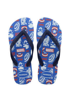 Havaianas Джапанки Top Marvel Logomania в тъмносиньо - Pepit.bg