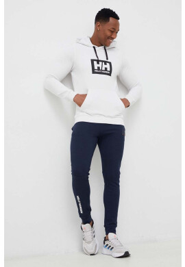 Helly Hansen Памучен суичър в сиво с качулка с принт - Pepit.bg