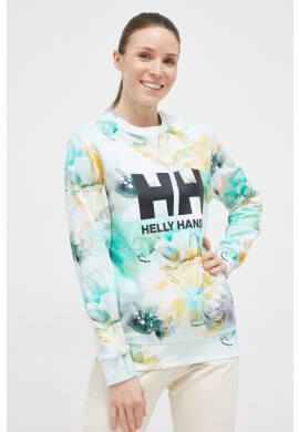 Helly Hansen Памучен суичър в синьо с принт - Pepit.bg