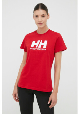 Helly Hansen Памучна тениска в червено - Pepit.bg