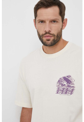 Helly Hansen Памучна тениска x Even Suswg в бежово с десен - Pepit.bg