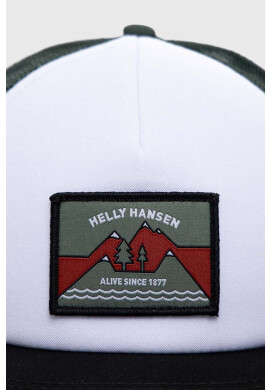 Helly Hansen Шапка в бяло с апликация - Pepit.bg
