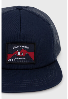 Helly Hansen Шапка в тъмносиньо с апликация - Pepit.bg
