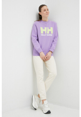 Helly Hansen Суичър в лилаво с принт - Pepit.bg