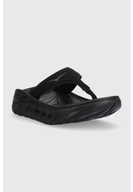 Hoka Джапанки Ora Recovery Flip в черно с платформа - Pepit.bg