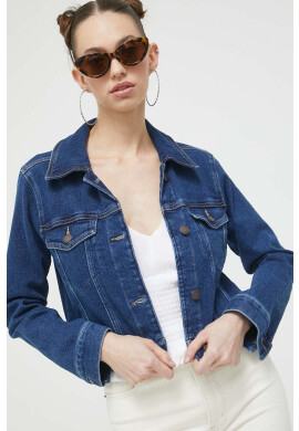 Hollister Co. Дънково яке в тъмносиньо с преходна изолация - Pepit.bg
