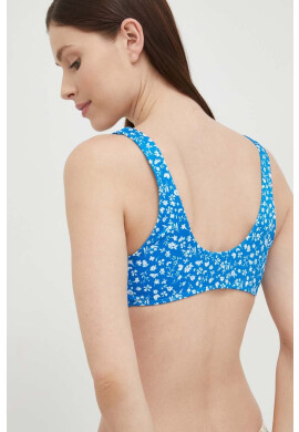 Hollister Co. Горнище на бански в синьо с меки чашки - Pepit.bg