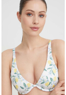 Hollister Co. Горнище на бански в бяло с меки чашки - Pepit.bg