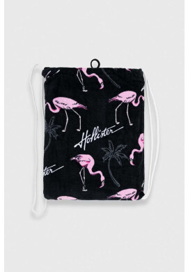 Hollister Co. Памучна кърпа в черно - Pepit.bg