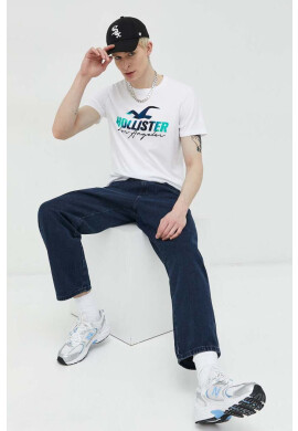 Hollister Co. Памучна тениска - Pepit.bg
