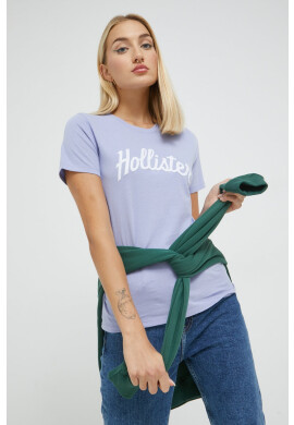 Hollister Co. Памучна тениска - Pepit.bg