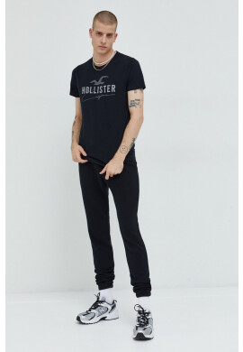 Hollister Co. Памучна тениска в червено - Pepit.bg