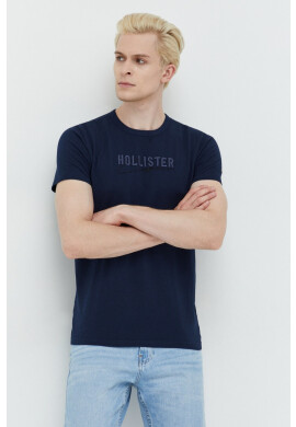 Hollister Co. Памучна тениска в бежово - Pepit.bg
