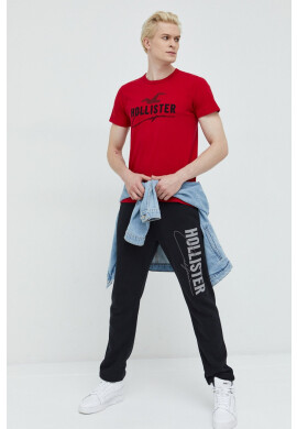 Hollister Co. Памучна тениска в зелено - Pepit.bg