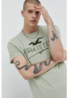 Hollister Co. Памучна тениска - Pepit.bg