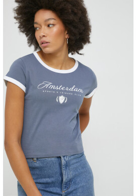 Hollister Co. Памучна тениска - Pepit.bg