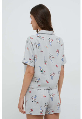 Hollister Co. Пижама дамска в сиво - Pepit.bg