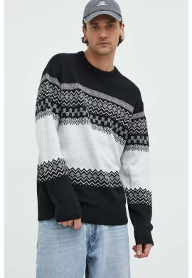 Hollister Co. Пуловер мъжки в черно от лека материя - Pepit.bg