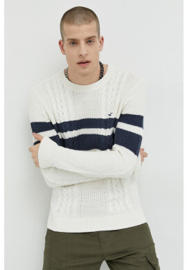 Hollister Co. Пуловер мъжки в бежово - Pepit.bg