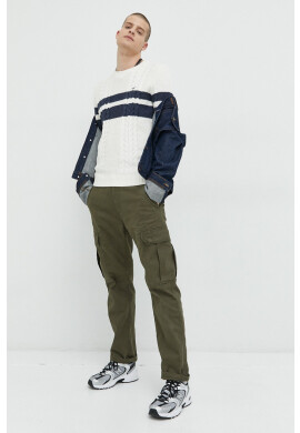 Hollister Co. Пуловер мъжки в бежово - Pepit.bg