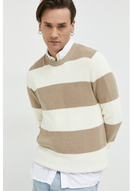 Hollister Co. Пуловер мъжки в бежово - Pepit.bg