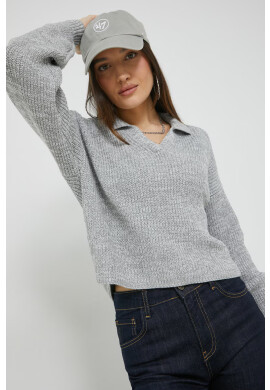 Hollister Co. Пуловер дамски в сиво - Pepit.bg