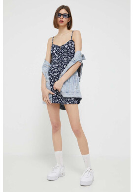 Hollister Co. Рокля в тъмносиньо къса разкроен модел - Pepit.bg