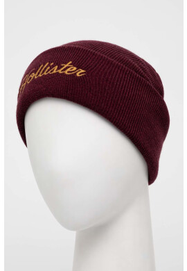 Hollister Co. Шапка в бордо - Pepit.bg