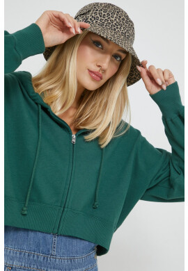 Hollister Co. Суичър в зелено с изчистен дизайн - Pepit.bg