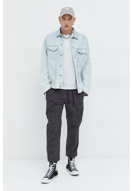 Hollister Co. Суичър в тъмносиньо с качулка с апликация - Pepit.bg