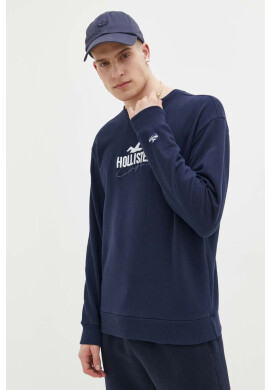 Hollister Co. Суичър в черно с качулка с изчистен дизайн - Pepit.bg