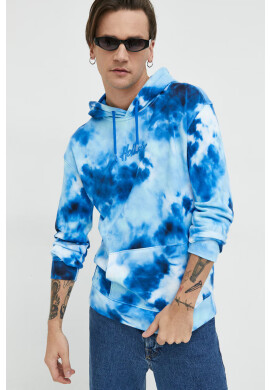 Hollister Co. Суичър в синьо с качулка с десен - Pepit.bg