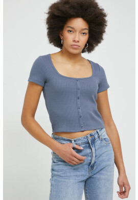Hollister Co. Тениска дамска в тъмносиньо - Pepit.bg
