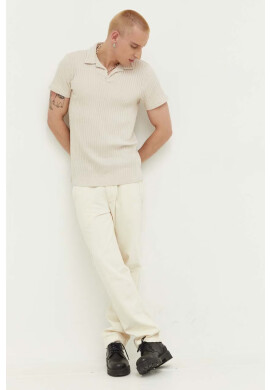 Hollister Co. Тениска с яка в тъмносиньо с десен - Pepit.bg