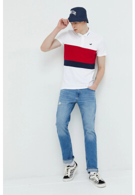 Hollister Co. Тениска с яка - Pepit.bg