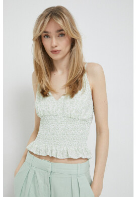 Hollister Co. Топ дамски в тюркоазено - Pepit.bg