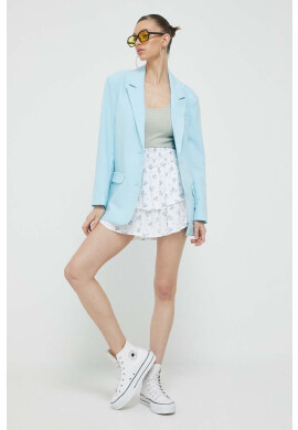 Hollister Co. Топ дамски в тюркоазено - Pepit.bg