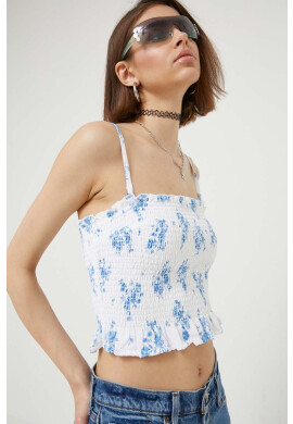 Hollister Co. Топ дамски в бяло - Pepit.bg