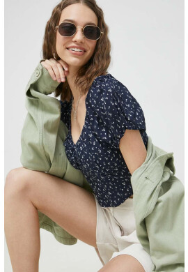 Hollister Co. Топ в тъмносиньо - Pepit.bg