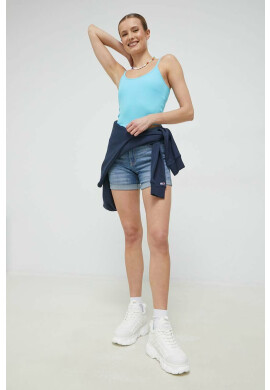 Hollister Co. Топ дамски в тъмносиньо - Pepit.bg
