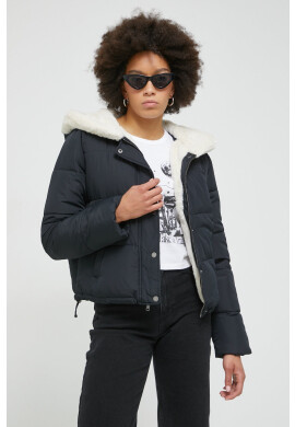 Hollister Co. Яке в черно със зимна изолация - Pepit.bg
