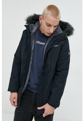 Hollister Co. Яке в черно с преходна изолация - Pepit.bg