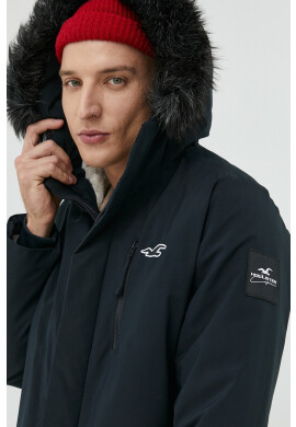Hollister Co. Яке в черно с преходна изолация - Pepit.bg