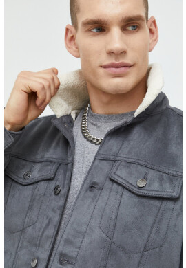 Hollister Co. Яке в сиво с преходна изолация - Pepit.bg