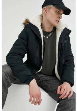 Hollister Co. Яке в черно с преходна изолация - Pepit.bg