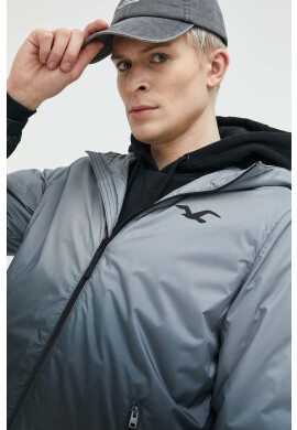Hollister Co. Яке в сиво с преходна изолация - Pepit.bg